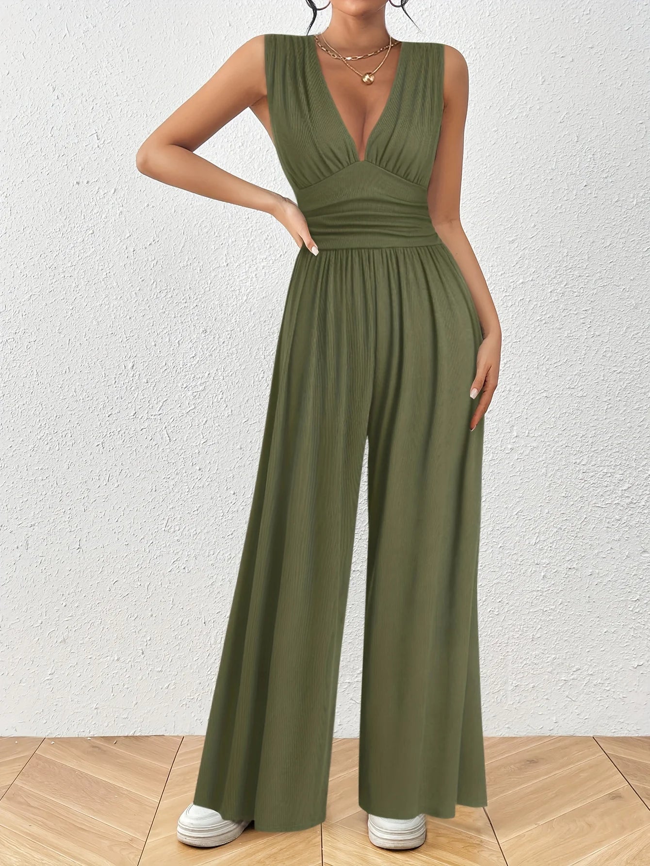 Wide-Leg Jumpsuit Pantsuits for Modern Women	