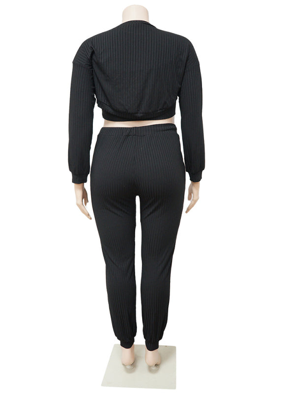 All-Occasion 3 Piece Bolero & Pencil Pants & Crop Top Set Outfit | Chuzko.com