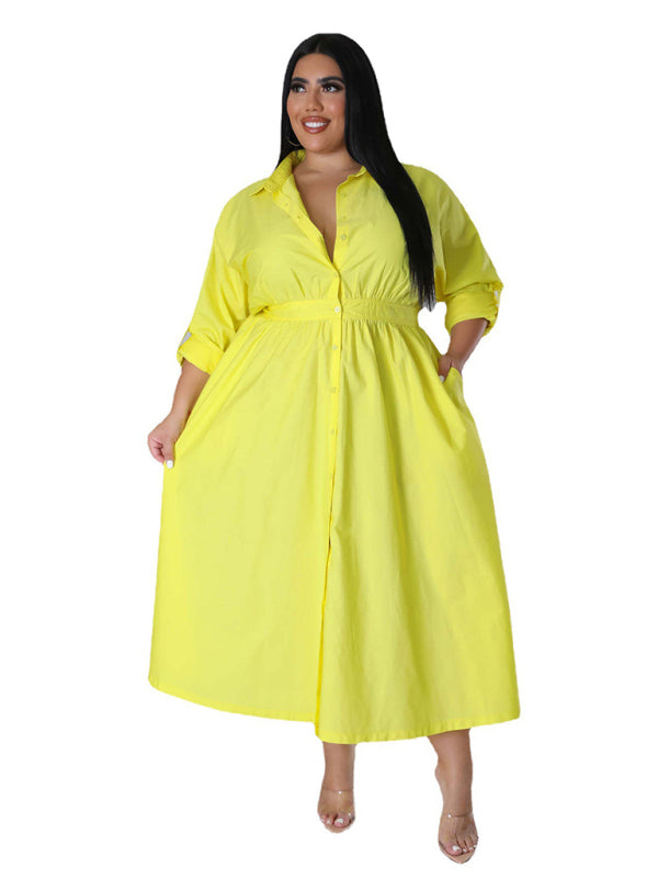 Curvy Cocktail Elegant Long Sleeve Olive Dress Curvy Dresses | Chuzko.com