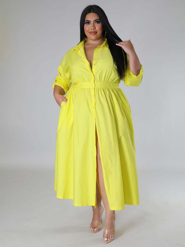 Curvy Cocktail Elegant Long Sleeve Olive Dress Curvy Dresses | Chuzko.com