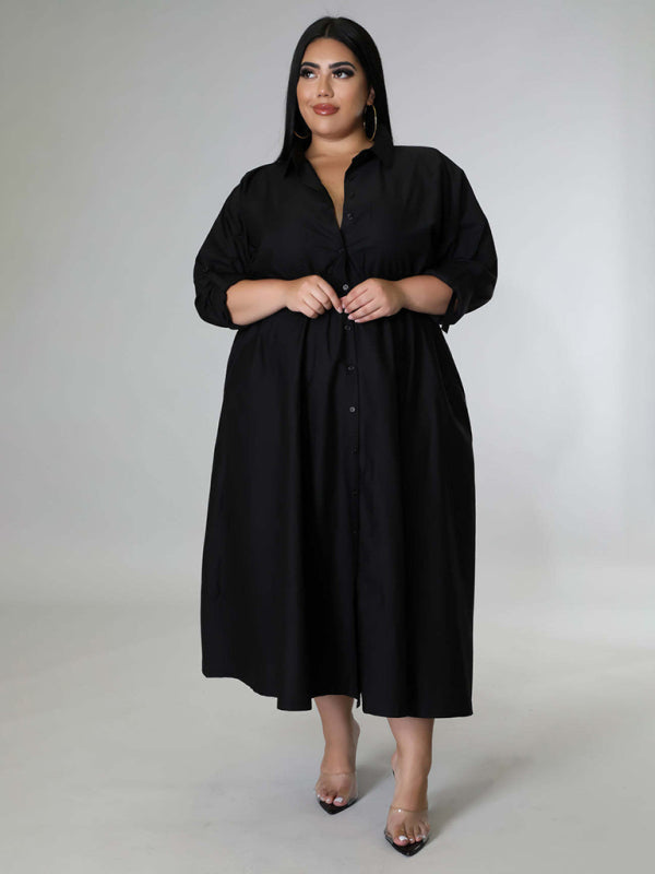 Curvy Cocktail Elegant Long Sleeve Olive Dress Curvy Dresses | Chuzko.com