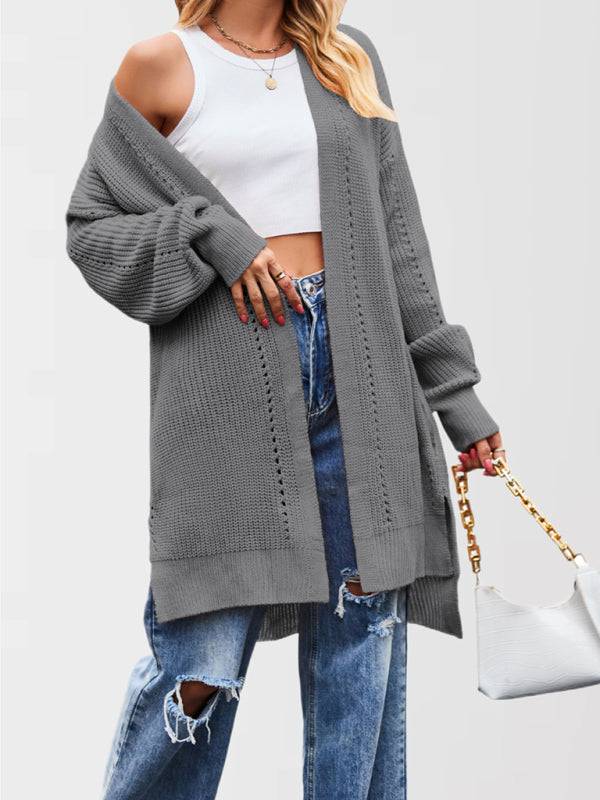 Open Front Cardigan Draped Knit Duster Duster Cardigans | Chuzko.com