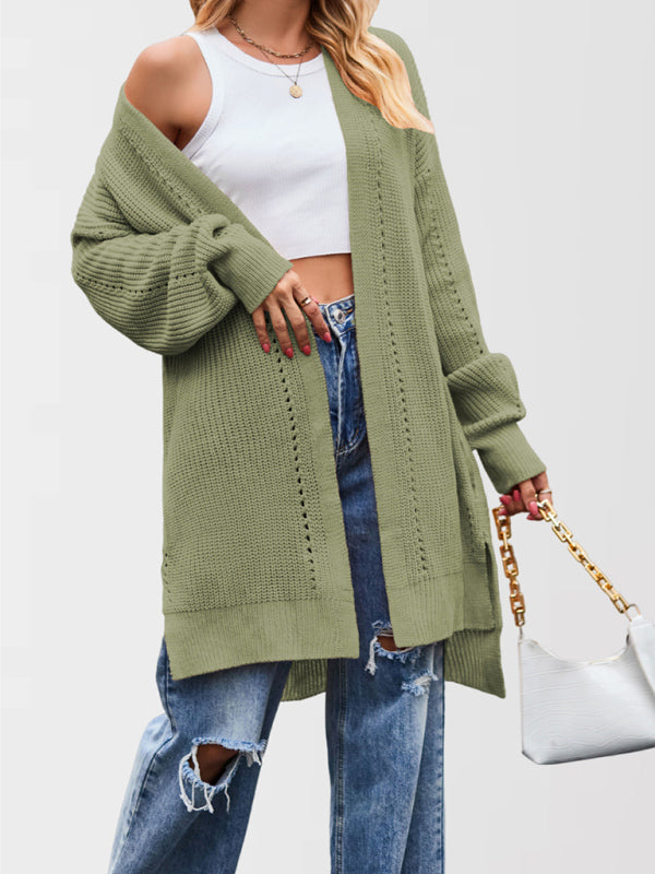 Open Front Cardigan Draped Knit Duster Duster Cardigans | Chuzko.com