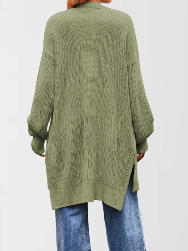 Open Front Cardigan Draped Knit Duster Duster Cardigans | Chuzko.com