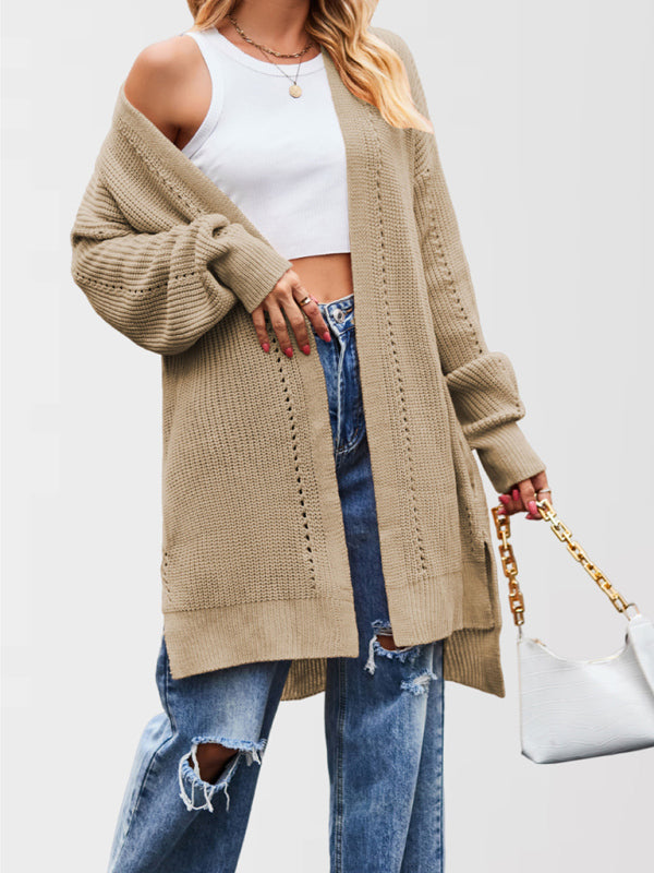 Open Front Cardigan Draped Knit Duster Duster Cardigans | Chuzko.com