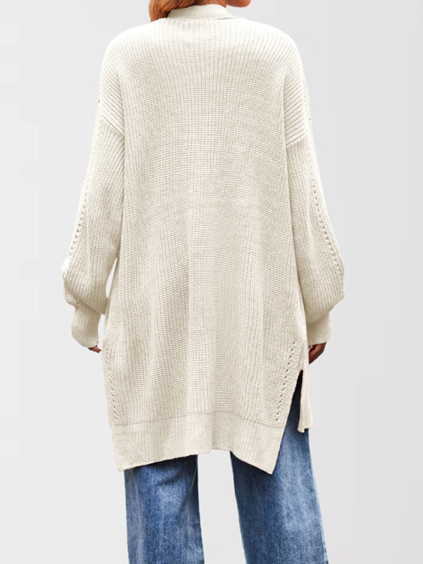 Open Front Cardigan Draped Knit Duster Duster Cardigans | Chuzko.com