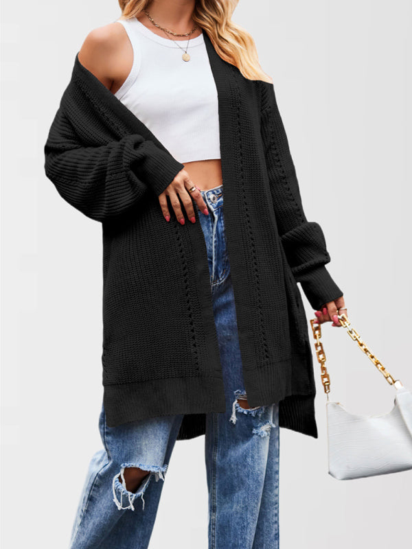 Open Front Cardigan Draped Knit Duster Duster Cardigans | Chuzko.com