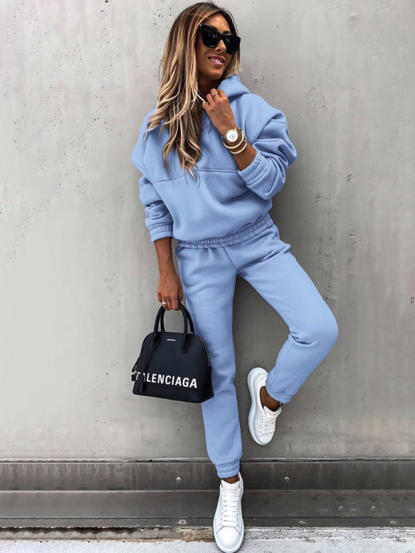 Hoodie & Sweatpants Set 2 Piece Pencil Pants and Sweatshirt | Chuzko.com