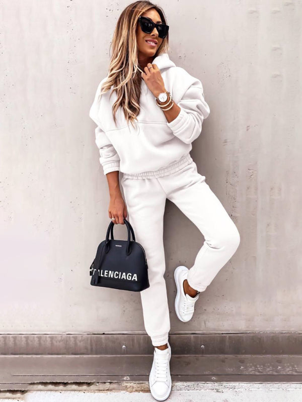 Chic Hoodie & Sweatpants Set for Effortless Style	