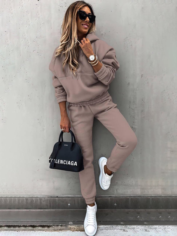 Hoodie & Sweatpants Set 2 Piece Pencil Pants and Sweatshirt | Chuzko.com