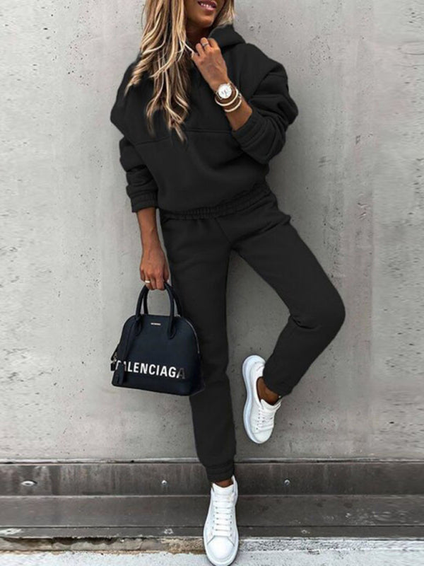 Hoodie & Sweatpants Set 2 Piece Pencil Pants and Sweatshirt | Chuzko.com