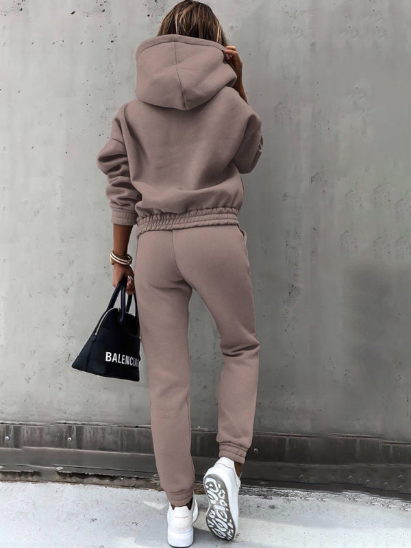 Hoodie & Sweatpants Set 2 Piece Pencil Pants and Sweatshirt | Chuzko.com