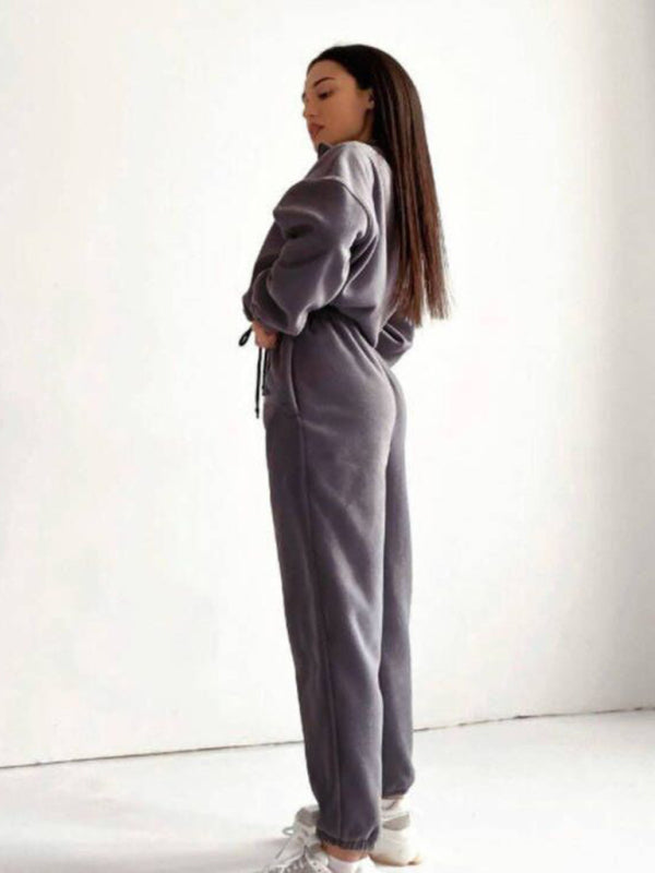 Sweats Lounge Pants and Sweatshirt Sporty Outfit Outfit Sets | Chuzko.com