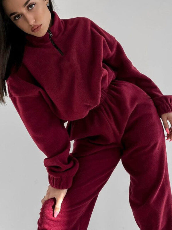 Sweats Lounge Pants and Sweatshirt Sporty Outfit Outfit Sets | Chuzko.com