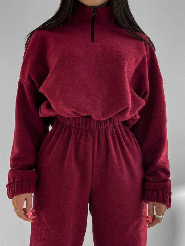 Sweats Lounge Pants and Sweatshirt Sporty Outfit Outfit Sets | Chuzko.com