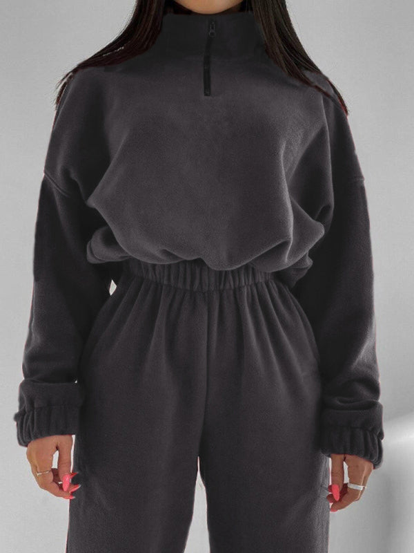 Sweats Lounge Pants and Sweatshirt Sporty Outfit Outfit Sets | Chuzko.com