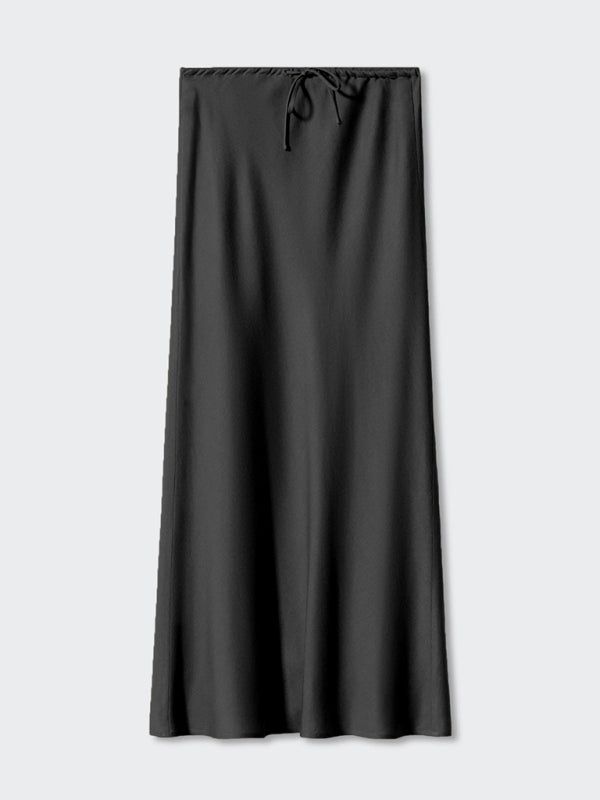 Elegant Midi Skirt in Satin Satin Skirts | Chuzko.com