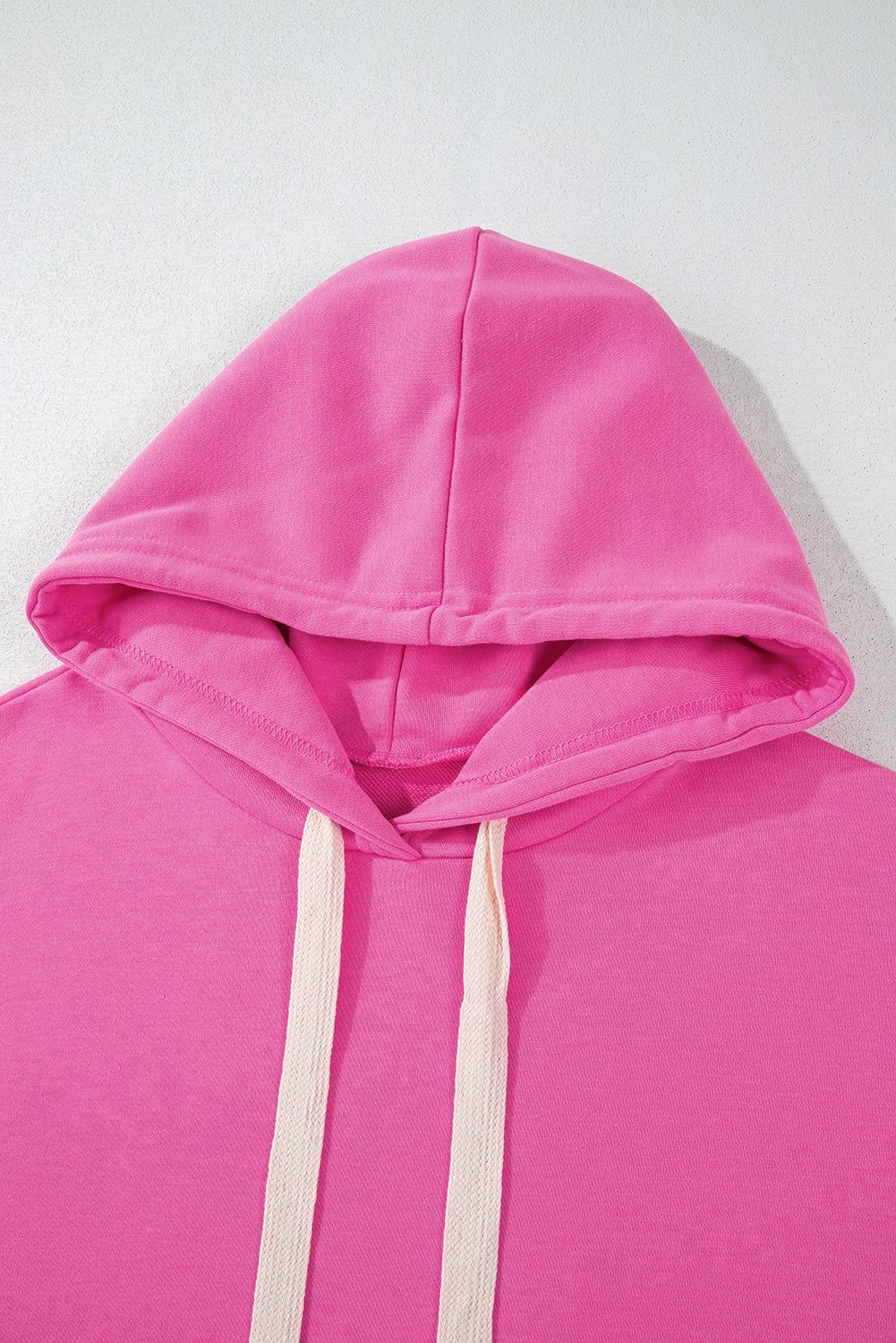 Cropped Hoodie with Drawstring Style Sweatshirts & Hoodies | Chuzko.com