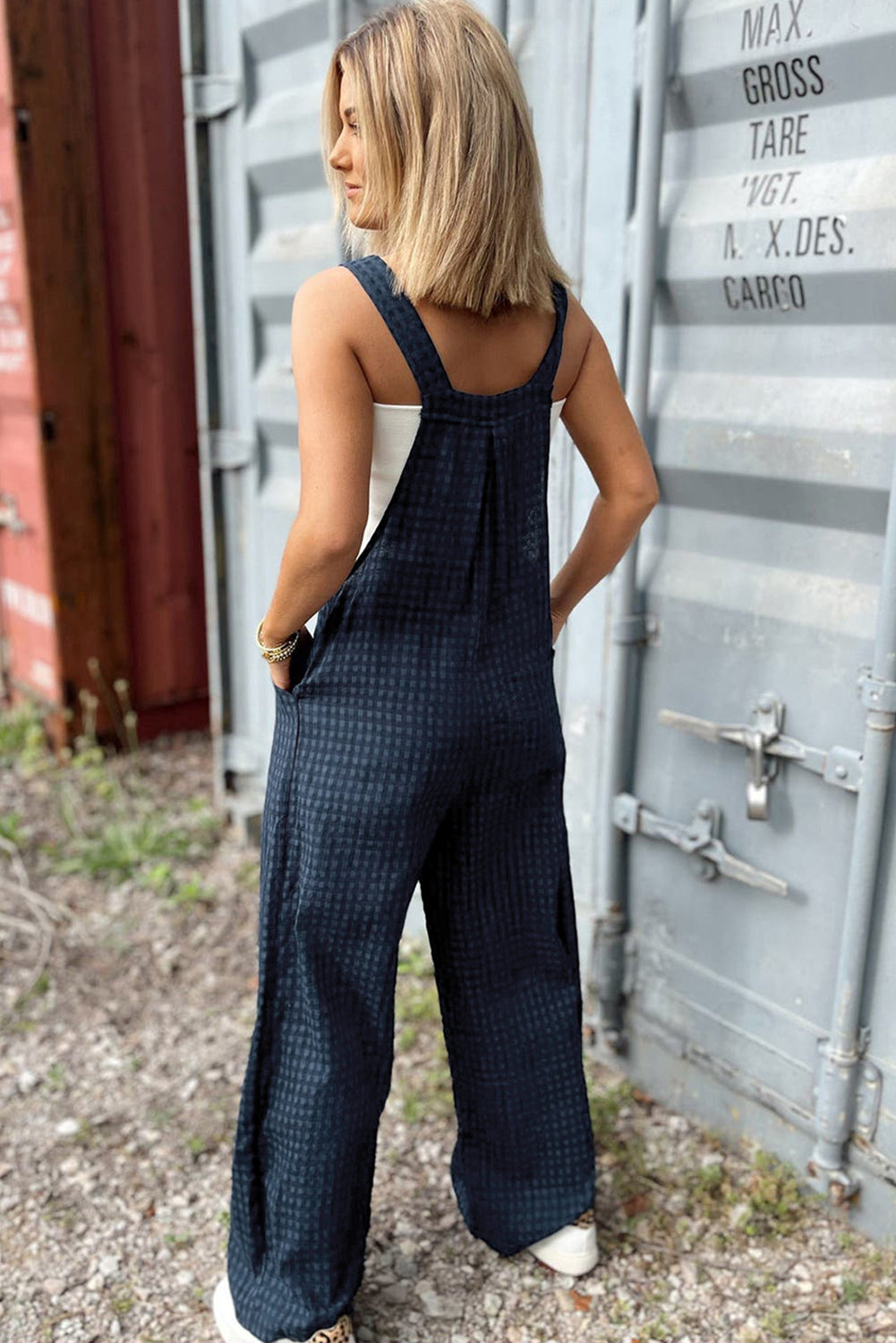 Plaid Cotton Overalls Checkered Bib Pants Jumpsuits & Rompers | Chuzko.com