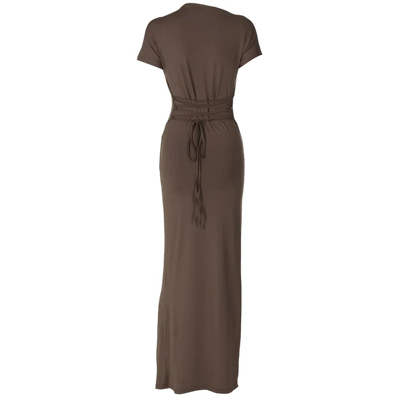 Elegant Asymmetrical Evening Dress for Weddings Elegant Dresses | Chuzko.com