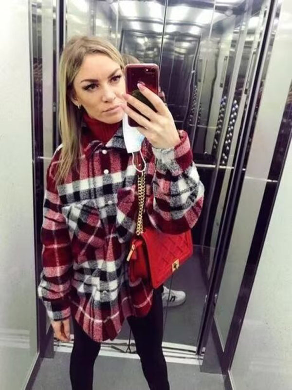 Chic Oversized Plaid Shacket for Fashion-Forward Women	