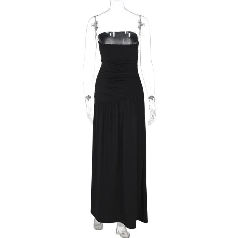 Elegant Strapless Evening Gown Maxi Dress Elegant Dresses | Chuzko.com