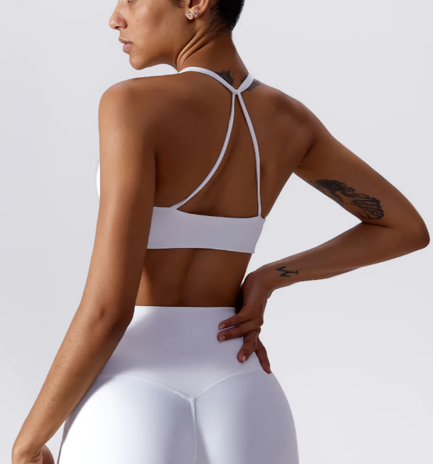 Solid Push-up Sporty Bra Sporty Bra | Chuzko.com