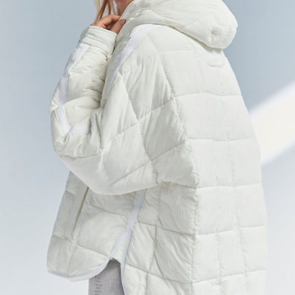 Solid Cotton Hooded Pippa Packable Puffer Jacket Puffer Jacket | Chuzko.com