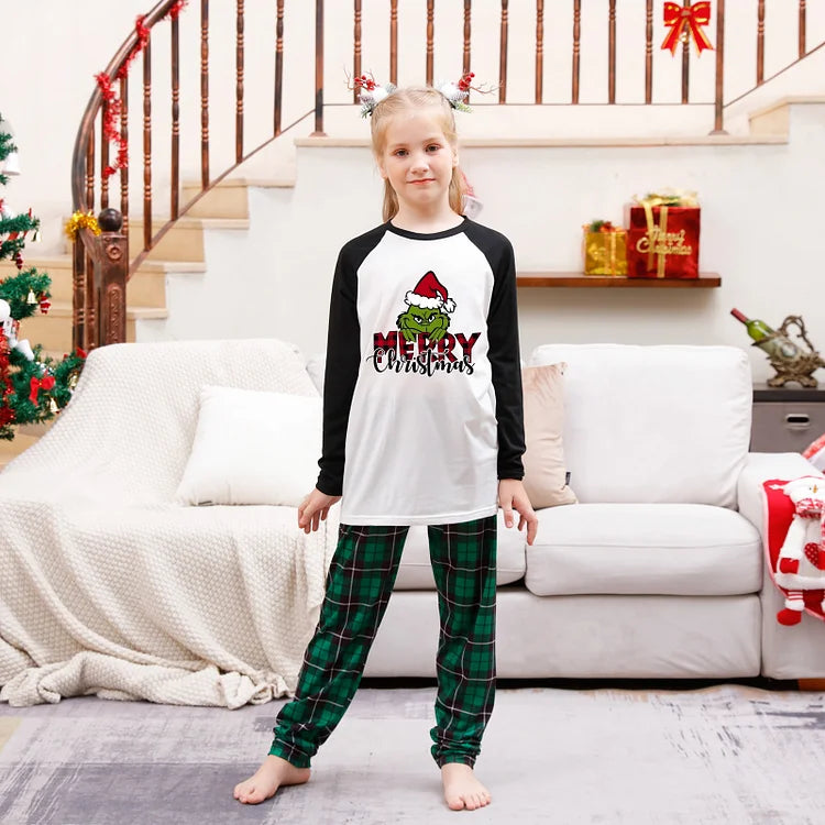 Grinch Matching Family Christmas Sleepwear Reindeer Pajamas 2 | Chuzko.com