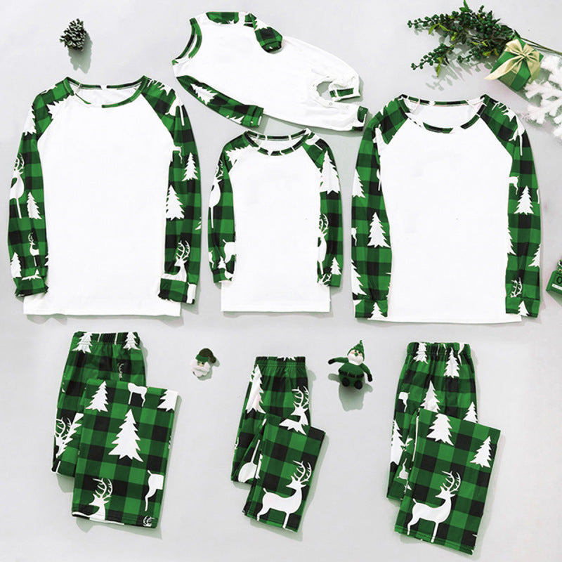 Merry Christmas Family Plaid Tree Pajamas Set Pajamas set | Chuzko.com