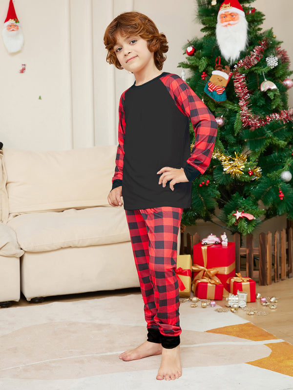 Matching Family Lounge Set - Cotton Plaid Pajamas for | Chuzko.com