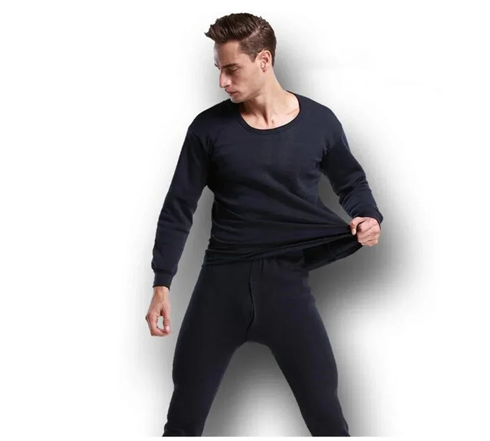 Men's Fleece Lined Thermal Underwear for Winter Pants & Top Men | Chuzko.com