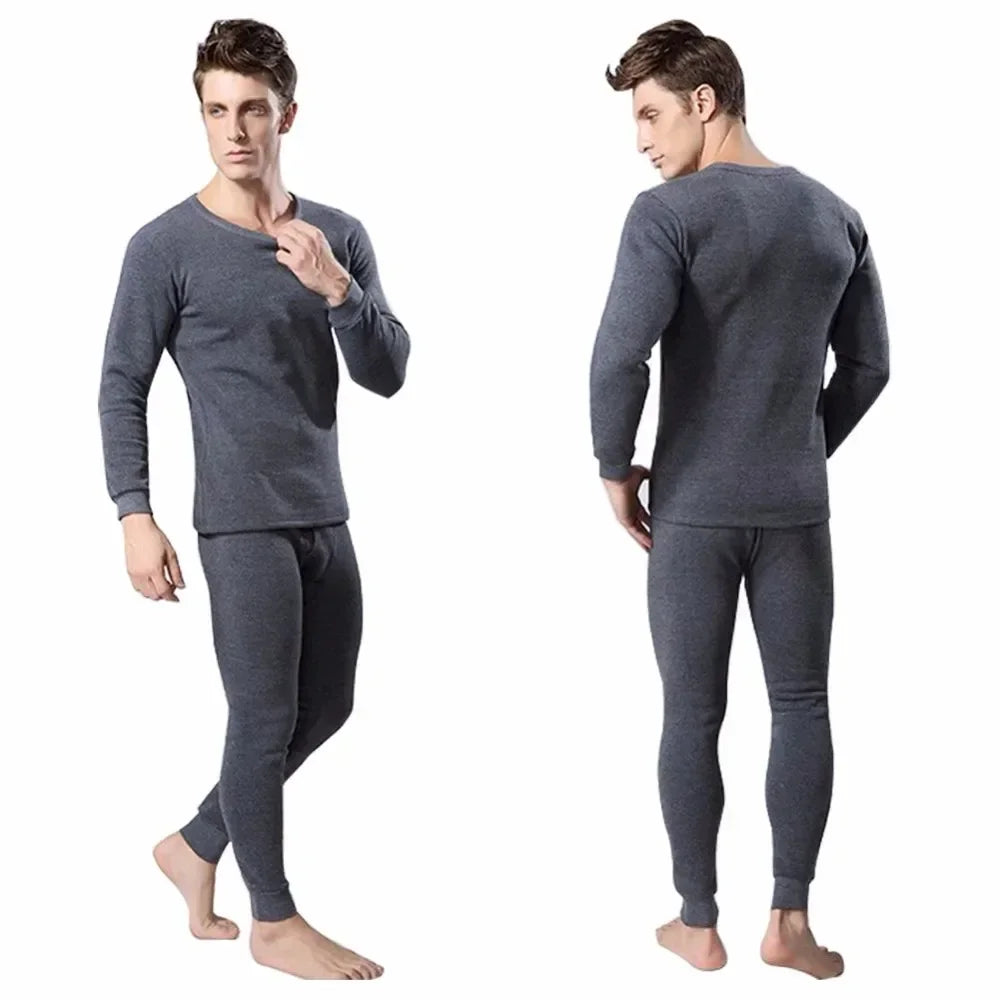 Men's Fleece Lined Thermal Underwear for Winter Pants & Top Men | Chuzko.com