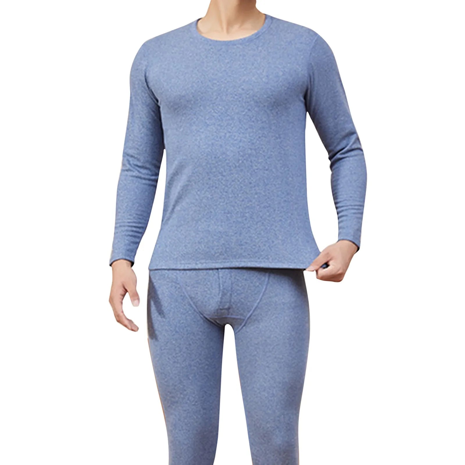 Unisex Fleece Winter Sleepwear Set Thermal Pajamas Winter pajamas | Chuzko.com