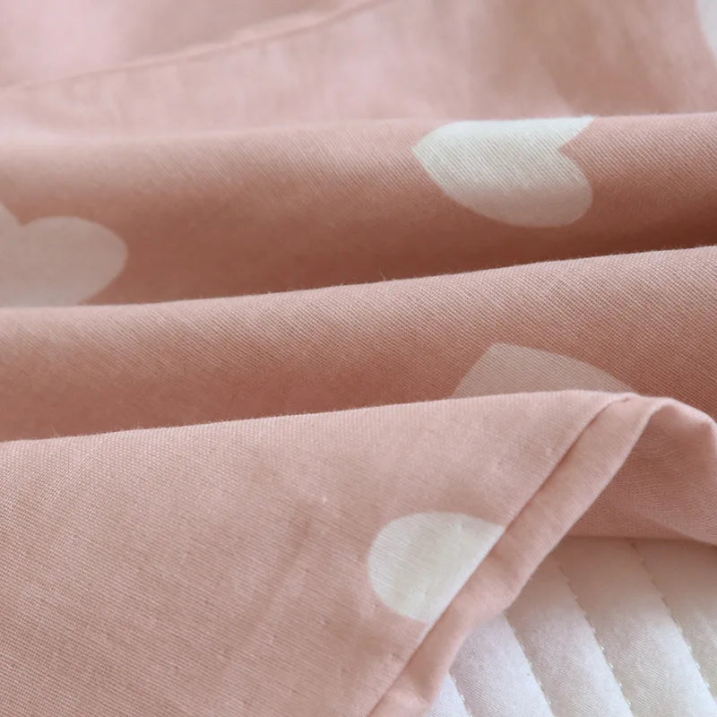 Cotton Pajamas for Women Heart Print Set Pajamas Set | Chuzko.com