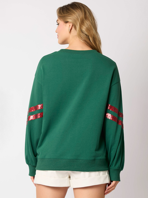 Christmas Elf Sparkle Sweatshirt for Women Sweatshirts | Chuzko.com