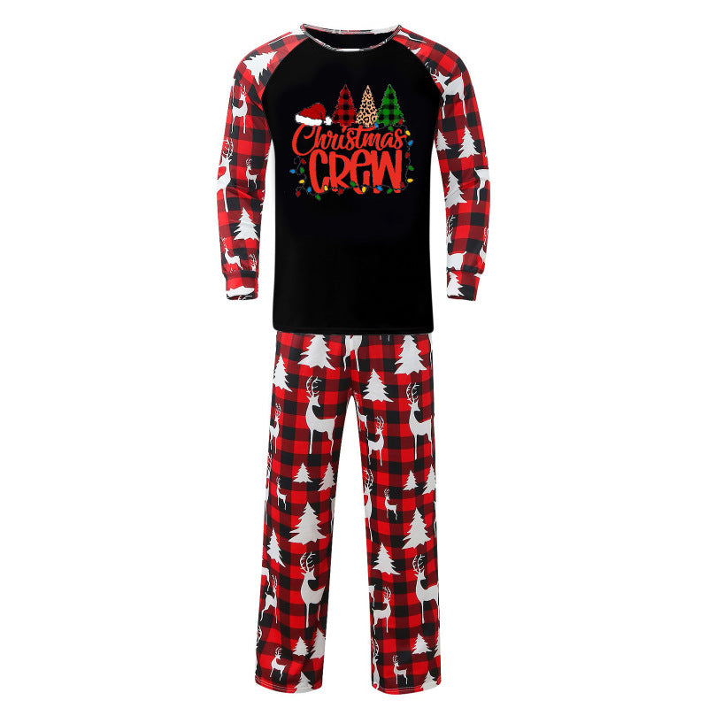 Men's Christmas Pajama Set Reindeer Holiday Loungewear	