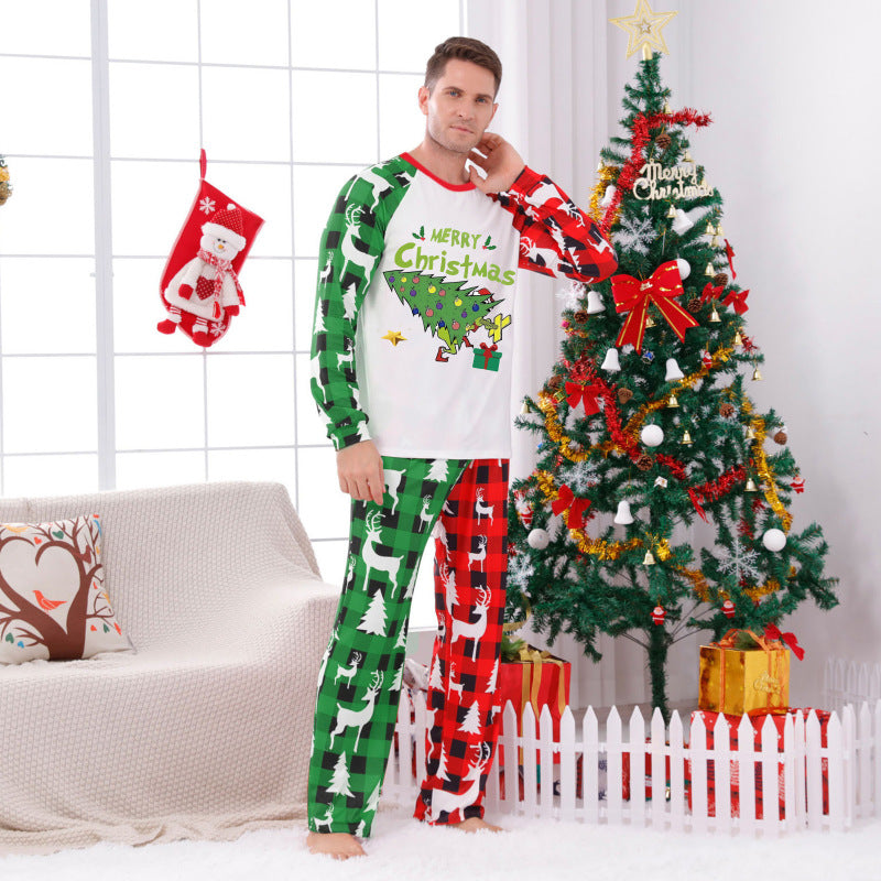 Men's Christmas Pajama Tree Christmas Set	