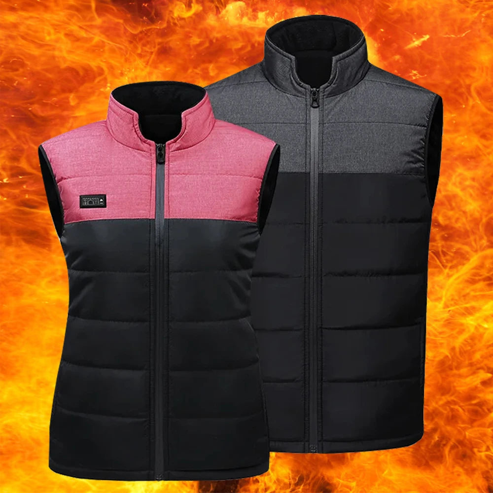 USB 21 Heating Zones Vest Winter Outerwear Vests | Chuzko.com