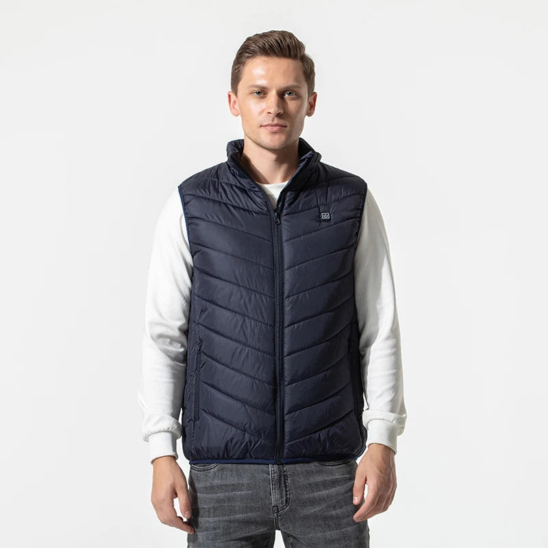 Heat On-Demand Waistcoat  USB Advanced Multi-Zone Heating Vest | Chuzko.com