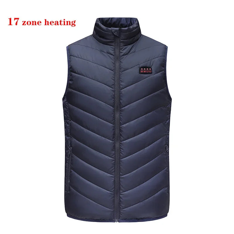 Heat On-Demand Waistcoat  USB Advanced Multi-Zone Heating Vest | Chuzko.com