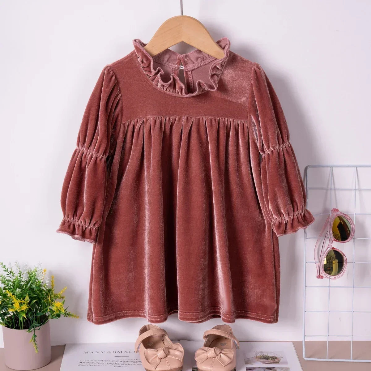 Toddler Velvet Holiday Dress 9 months to 5 years Kids Dresses | Chuzko.com