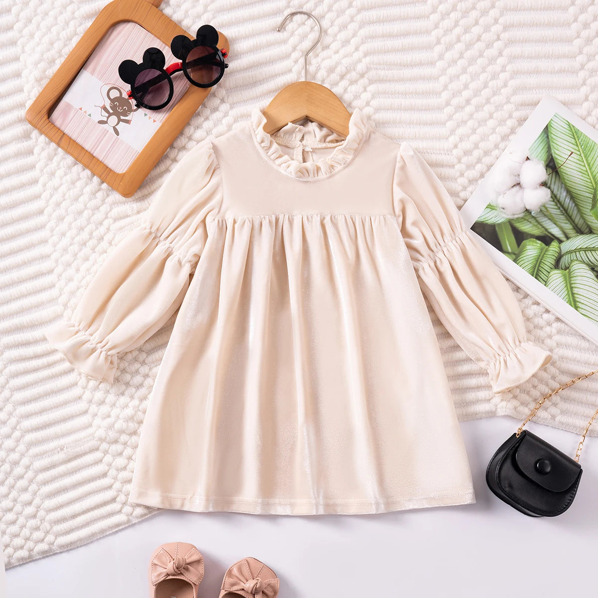 Toddler Velvet Holiday Dress 9 months to 5 years Kids Dresses | Chuzko.com