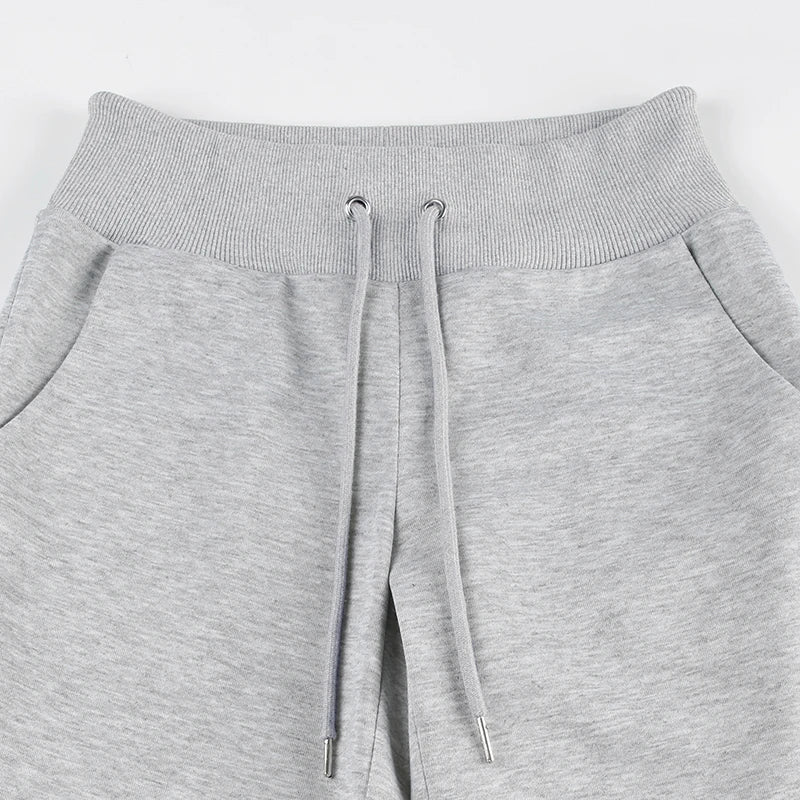 Flared Lounge Pants Wide Waistband Joggers Flared Leggings | Chuzko.com