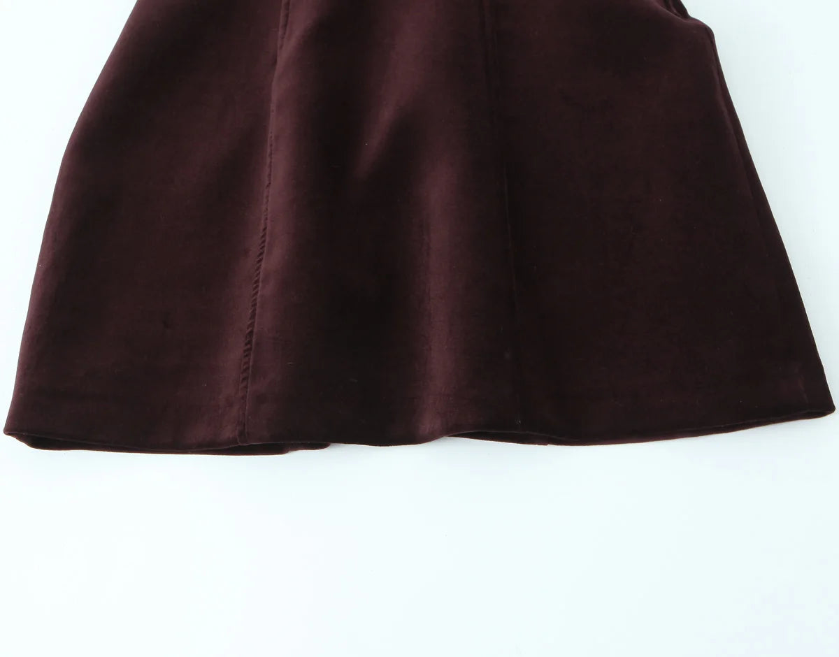 Velvet Bow-Back Dress Elegant Strapless Mini Velvet Dresses