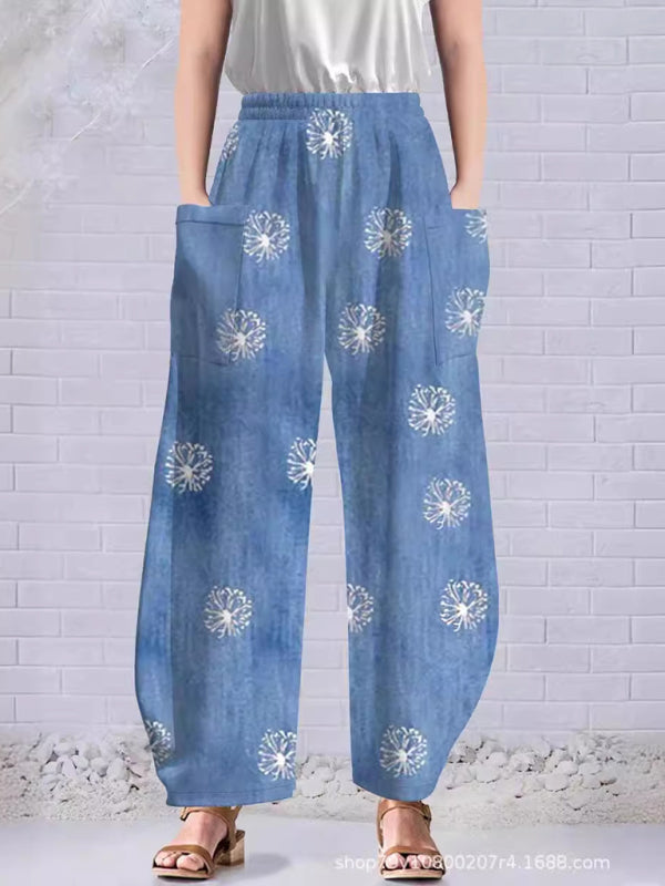 Vibrant Boho Harem Pants for Yoga & Casual Wear Summer Pants