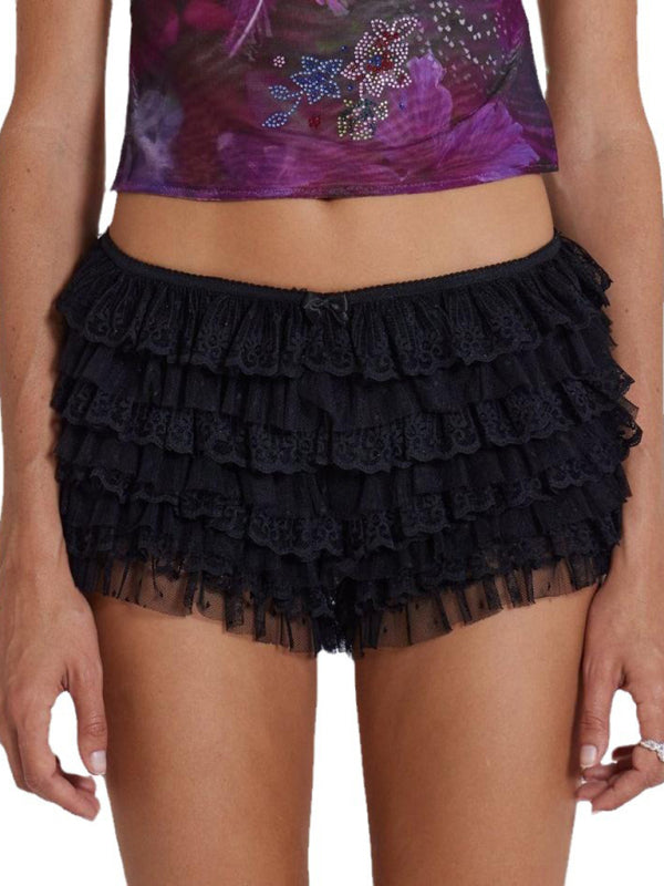 Bloomers for Women Victorian-Inspired Ruffle Shorts for Boudoir