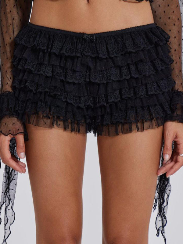 Bloomers for Women Victorian-Inspired Ruffle Shorts for Boudoir