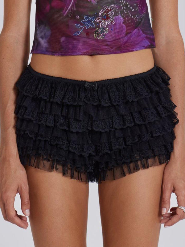 Bloomers for Women Victorian-Inspired Ruffle Shorts for Boudoir