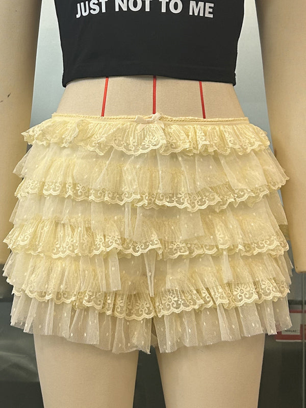 Bloomers for Women Victorian-Inspired Ruffle Shorts for Boudoir